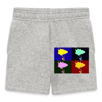 Shell Imagination - Baby Shorts - heather grey - Front