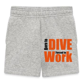 tauchen - Baby Shorts - Grau meliert - Vorne