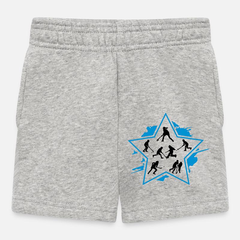 Enfants de hockey - Short Bébé - gris chiné