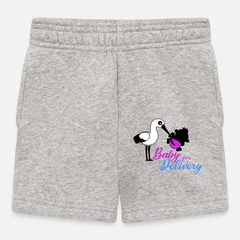 Naissance, bébé pour l'accouchement - naissance + accouchement - Short Bébé - gris chiné