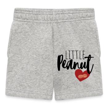 Petite arachide - Short Bébé - gris chiné - Devant