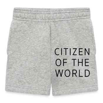 Citizen of the World World Citizen Travel Gift - Baby Shorts - heather grey - Front