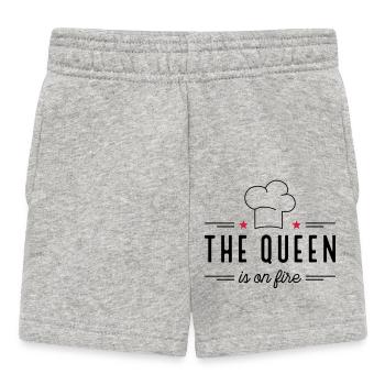 Cook - Baby Shorts - heather grey - Front
