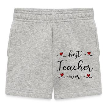 Teacher - Baby Shorts - heather grey - Front