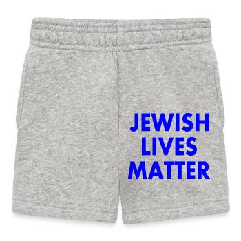 JEWISH LIVES MATTER - Short Bébé - gris chiné - Devant