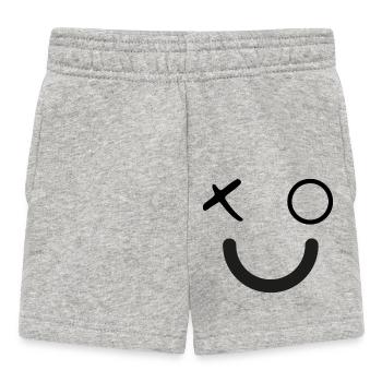 Smile - Baby Shorts - Grau meliert - Vorne