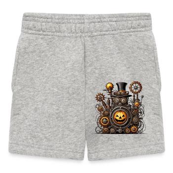 halloween machine - Baby Shorts - heather grey - Front