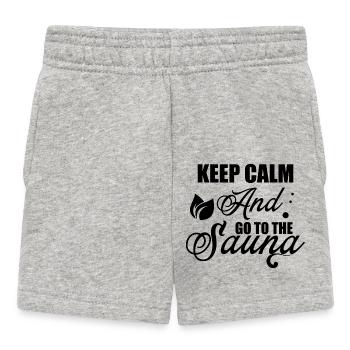 Sauna Wellness Spa - Baby Shorts - heather grey - Front