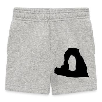 Moab Gestein Felsenfest - Baby Shorts - Grau meliert - Vorne