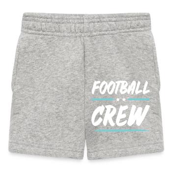 Football Crew - Baby Shorts - heather grey - Front