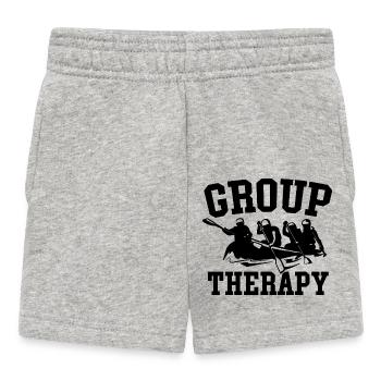 Gruppentherapie Rafting Abenteuer - Baby Shorts - Grau meliert - Vorne