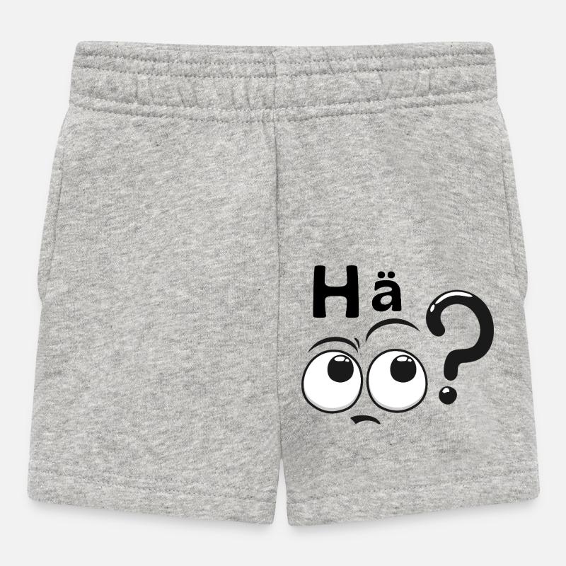 Hein? - Short Bébé - gris chiné