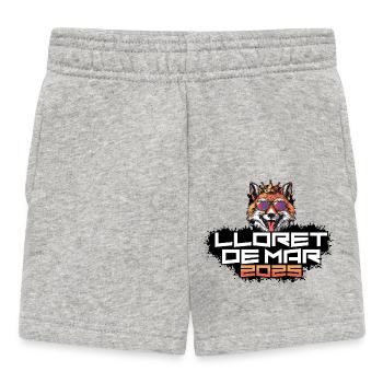 Lloret De Mar 2025 Party Fuchs - Baby Shorts - Grau meliert - Vorne