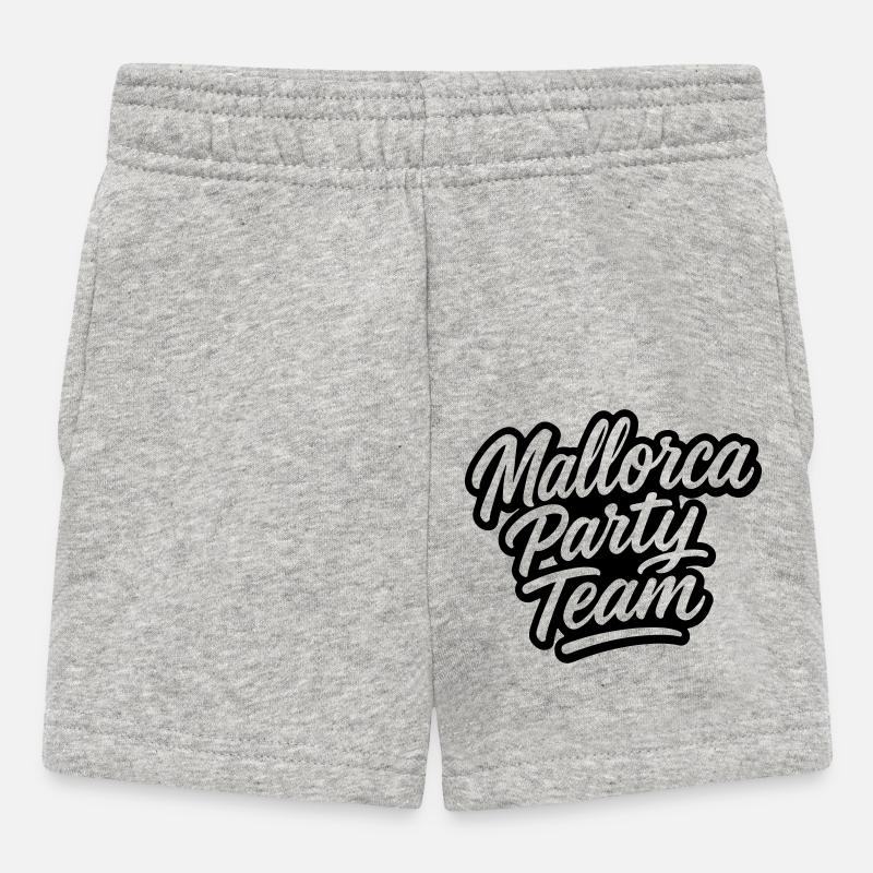 L’équipe de Mallorca Party - Short Bébé - gris chiné