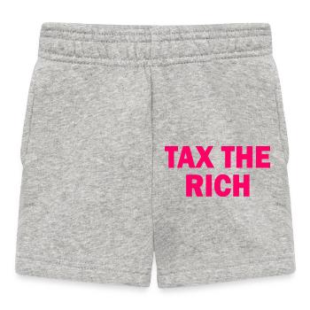 Tax the rich - Baby Shorts - heather grey - Front