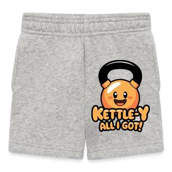 Bouilloire-Y Tout ce que j’ai - Short Bébé - gris chiné - Devant