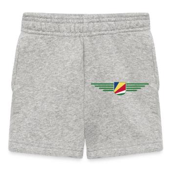 Seychellen Fans: T-Shirts für Inselträume - Baby Shorts - Grau meliert - Vorne