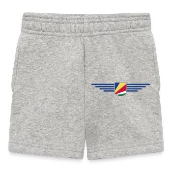 Seychellen Fans: T-Shirts für Inselträume - Baby Shorts - Grau meliert - Vorne