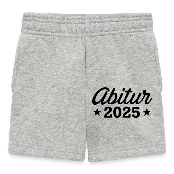 Abitur 2025 - Abi - Spruch - Baby Shorts - Grau meliert - Vorne
