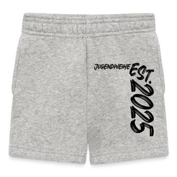 Jugendweihe Est. 2025 - Baby Shorts - Grau meliert - Vorne