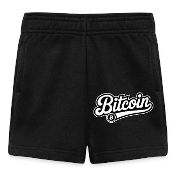 Bitcoin - Cooles Finanzlogo - Baby Shorts - Schwarz - Vorne