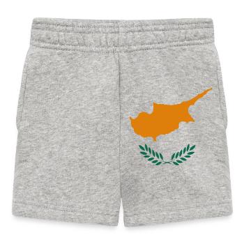 Cyprus Style Design T-Shirt - Baby Shorts - heather grey - Front