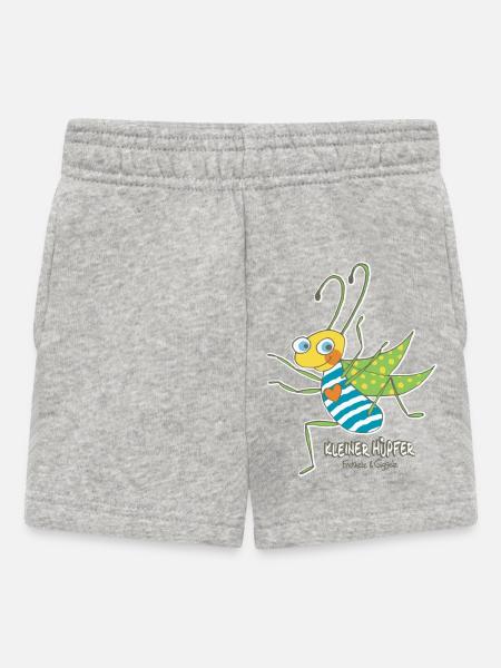 Kleiner Hüpfer - Baby Shorts - Grau meliert