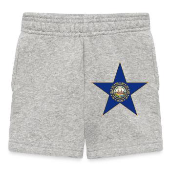 New Hampshire Fan T-Shirt – Must-have! - Baby Shorts - Grau meliert - Vorne
