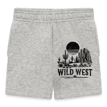 Wild West - Baby Shorts - heather grey - Front