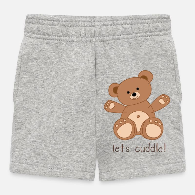 CUDDLE - Baby Shorts - Grau meliert