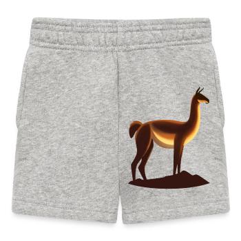 Guanako - Baby Shorts - Grau meliert - Vorne