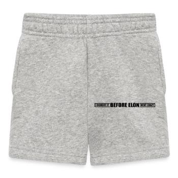Je l’ai acheté avant qu’Elon ne devienne fou - Short Bébé - gris chiné - Devant