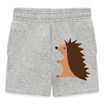 Hérisson - Short Bébé - gris chiné - Devant