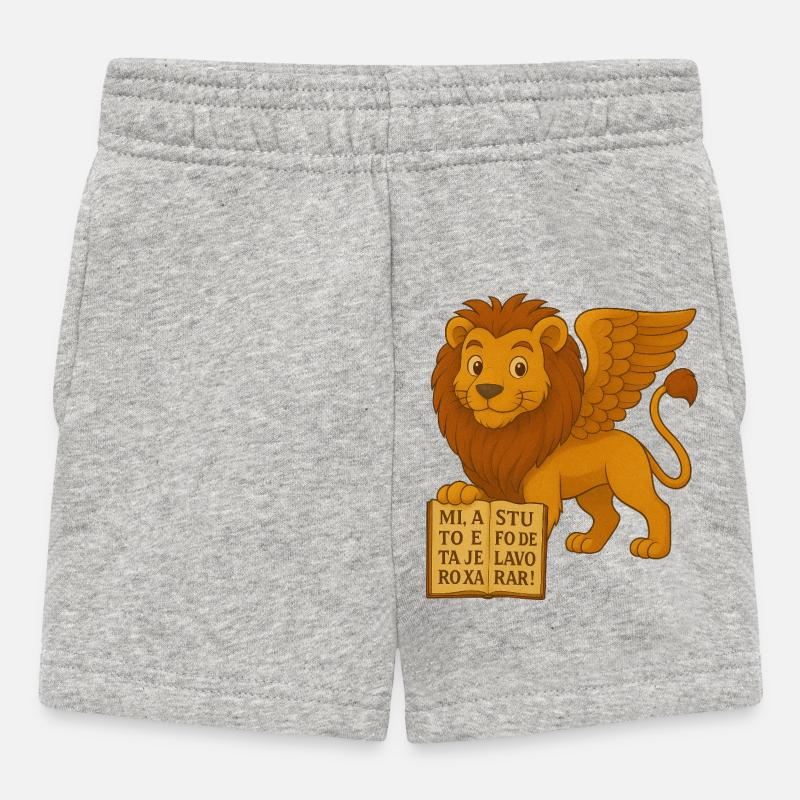 Leone di San marco Venezia - Pantaloncini per bambini - grigio melange