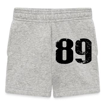 Justaucorps à 89 chiffres - Short Bébé - gris chiné - Devant