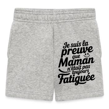 Je suis la preuve – Body bébé humoristique - Short Bébé - gris chiné - Devant