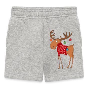 Orignal en pull - Short Bébé - gris chiné - Devant