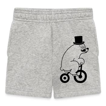 Eisbaer Bike SIR 01 - Baby Shorts - heather grey - Front