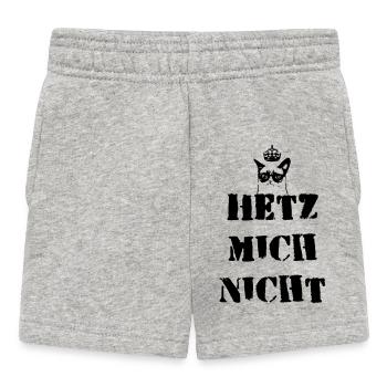 Ne me presse pas - Short Bébé - gris chiné - Devant