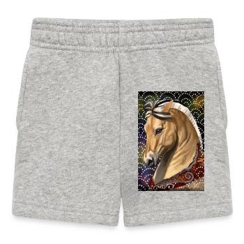 Poster Fjord - Baby Shorts - Grau meliert - Vorne