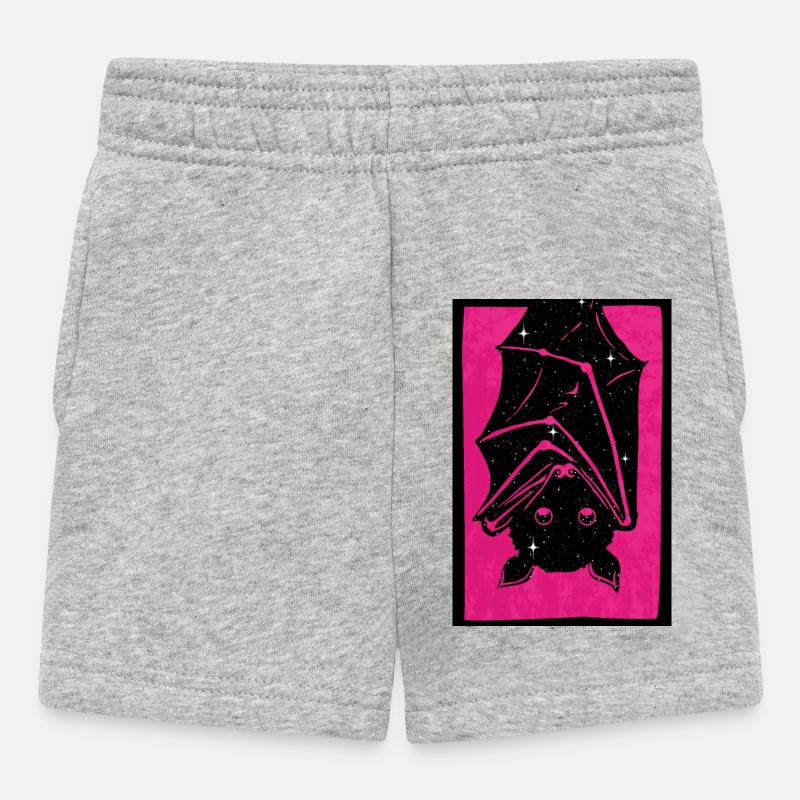 Impression de Spacebat - Short Bébé - gris chiné