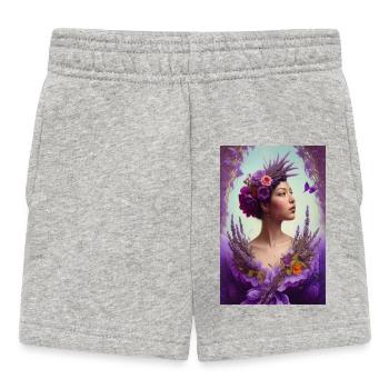 Lavandula - Baby Shorts - Grau meliert - Vorne