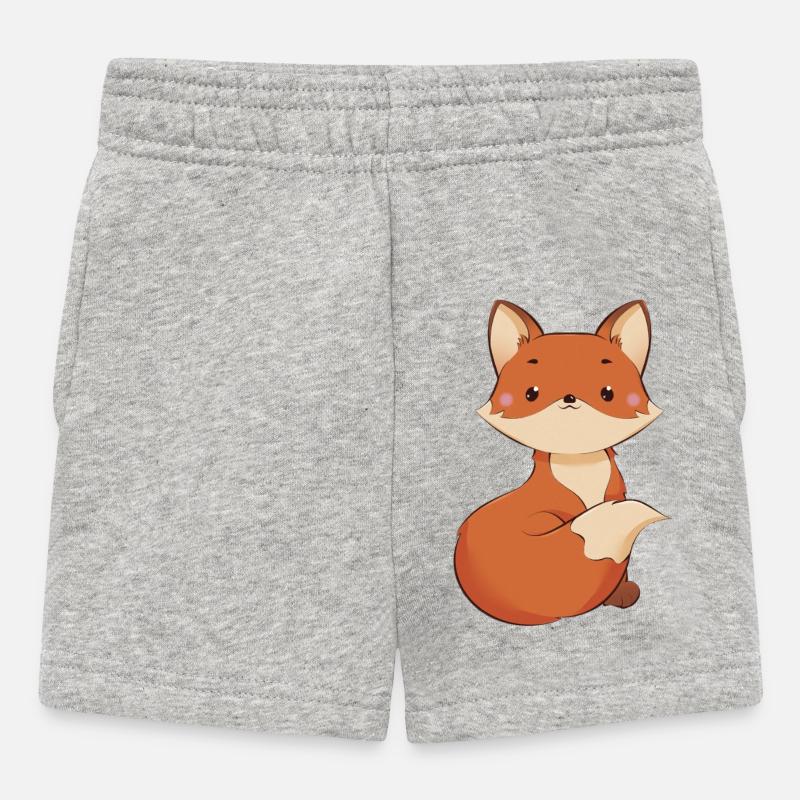 Fuchs - Baby Shorts - Grau meliert