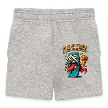 Démon à la Langue du Cauchemar - Short Bébé - gris chiné - Devant