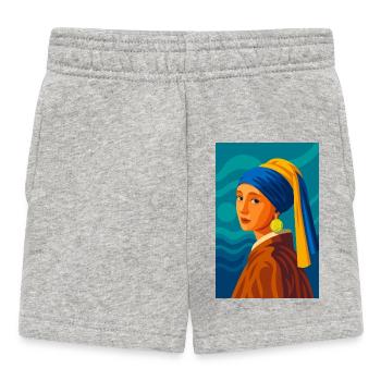 The Maiden (in suspension) - Baby Shorts - heather grey - Front