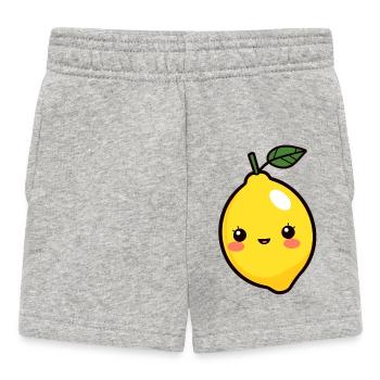 Lemon - Baby Shorts - heather grey - Front