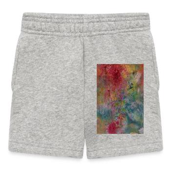 Longing for touch - Baby Shorts - heather grey - Front