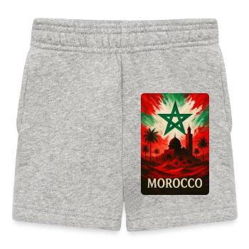 Maroc – Désert et Magie de l’Orient - Short Bébé - gris chiné - Devant