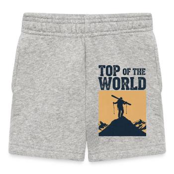 Ski de randonnée Top of the World Silhouette - Short Bébé - gris chiné - Devant