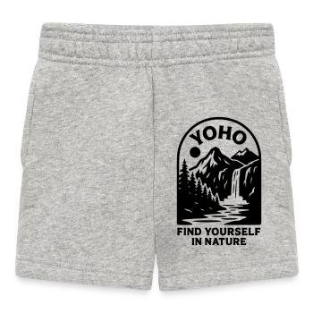 Yoho National Park - Baby Shorts - heather grey - Front